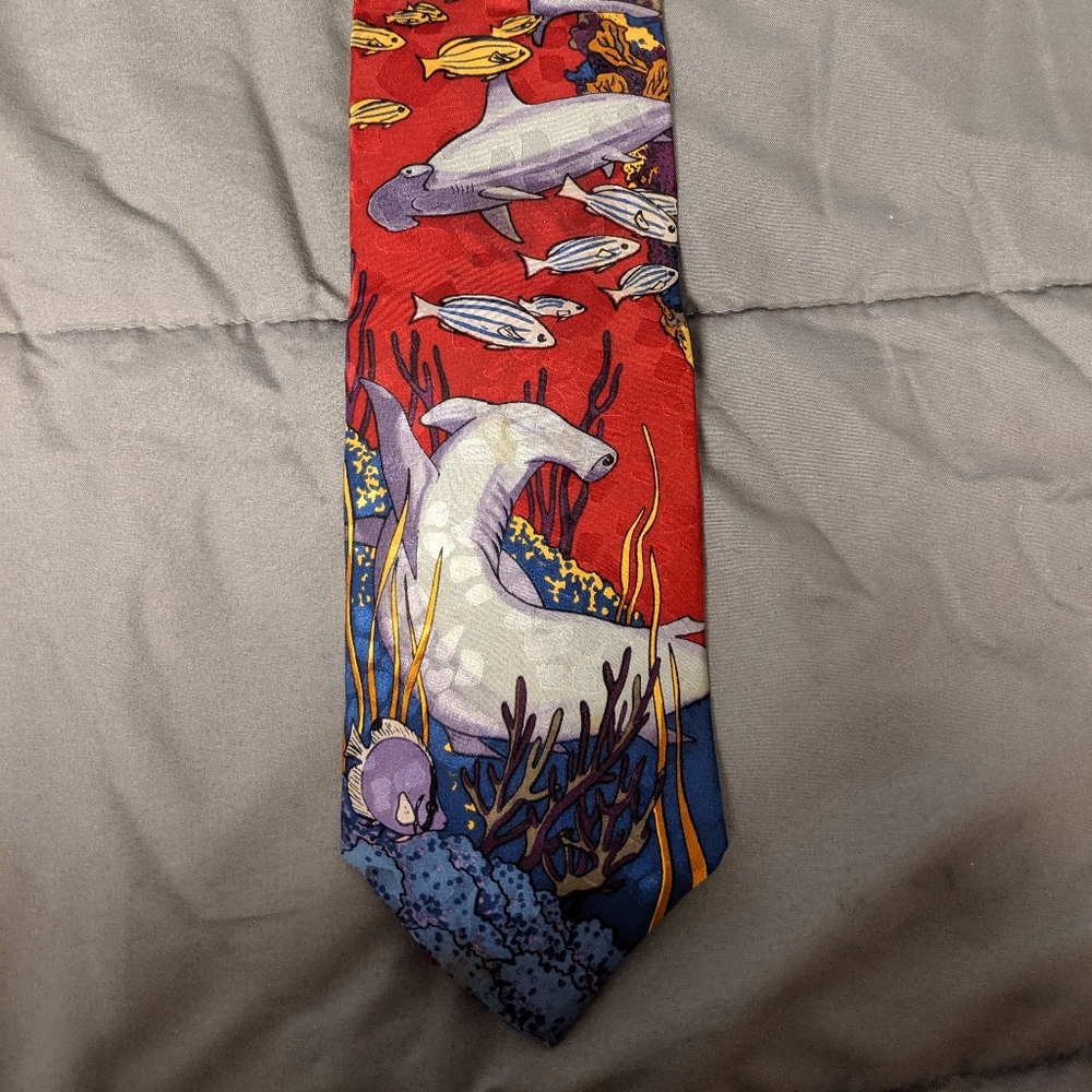 Endangered Species Tie - Hammerhead Shark Edition